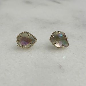 Kendra Scott Gold Iridescent Studs